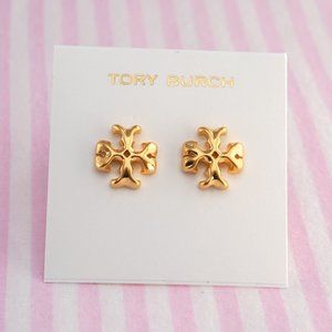 Tory Burch Roxanne Stud Earrings in Gold - Brand New